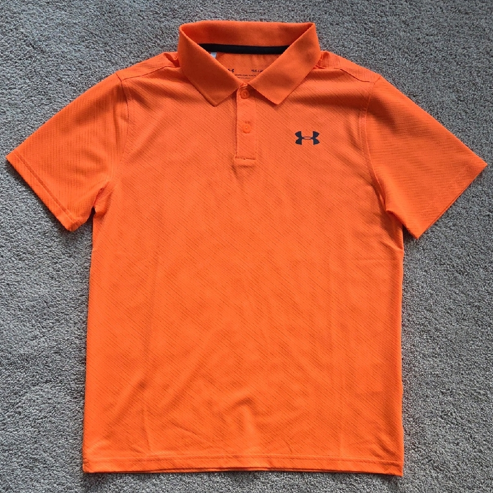 Under Armour Orange Polo Shirt